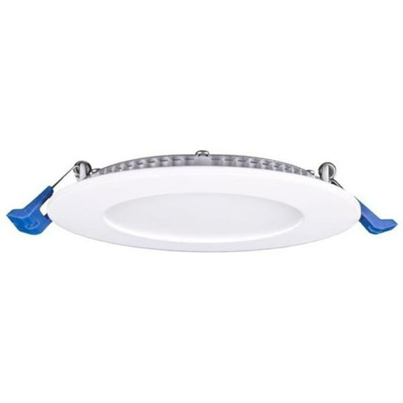 Nicor Lighting DLE421202KRDWH 710 Lumens LED Recessed Can Round Downlight - White