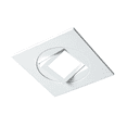 thumbnail image 1 of NICOR Lighting 4 inch White Square Multi-Adjustable Recessed LED Downlight, 2700K (DQR4MA11202KWH), 1 of 13