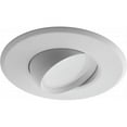 thumbnail image 1 of Nicor Lighting DEB56-20-120-3K-WH D Series LED Eyeball Dimmable Retro-Fit Downlight Kit - White, 1 of 9