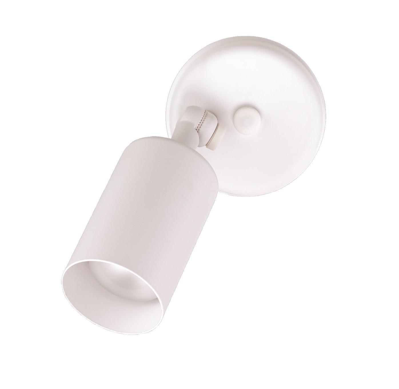 White Satin Outdoor Adjustable Bullet Security Light