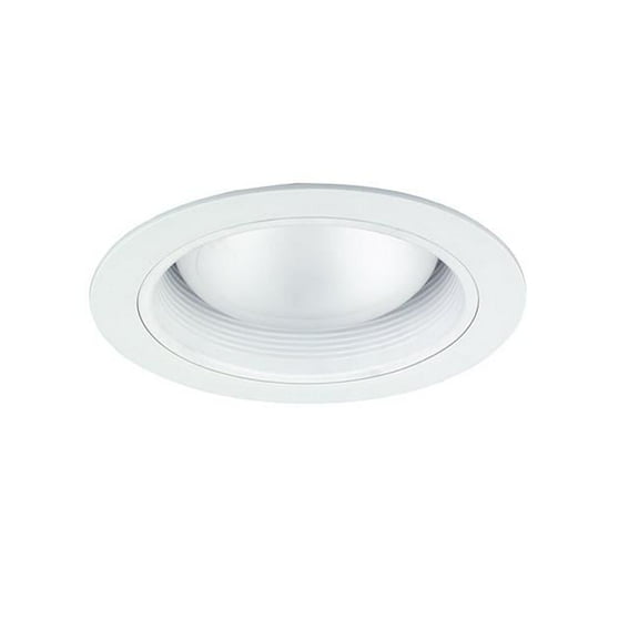 Nicor Lighting 17548A 6 in. Cone Baffle Trim, White