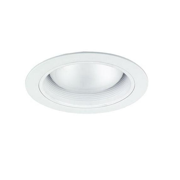 Nicor Lighting 17548A 6 in. Cone Baffle Trim, White