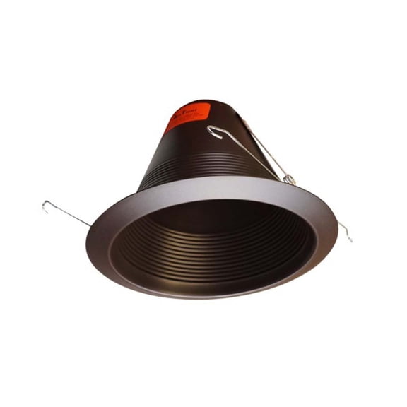 6 in. Oil-Rubbed Bronze Airtight Recessed Cone Baffle Trim, Fits 6 inch Housings
