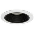 thumbnail image 1 of Nicor Lighting 17551A 6 in. Cone Baffle Trim, Black & White - 75 watt, 1 of 3