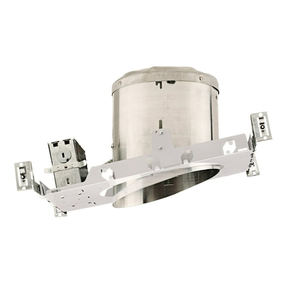 NICOR Lighting 6-Inch IC Rated Sloped Recessed Lighting Housing (17022A)