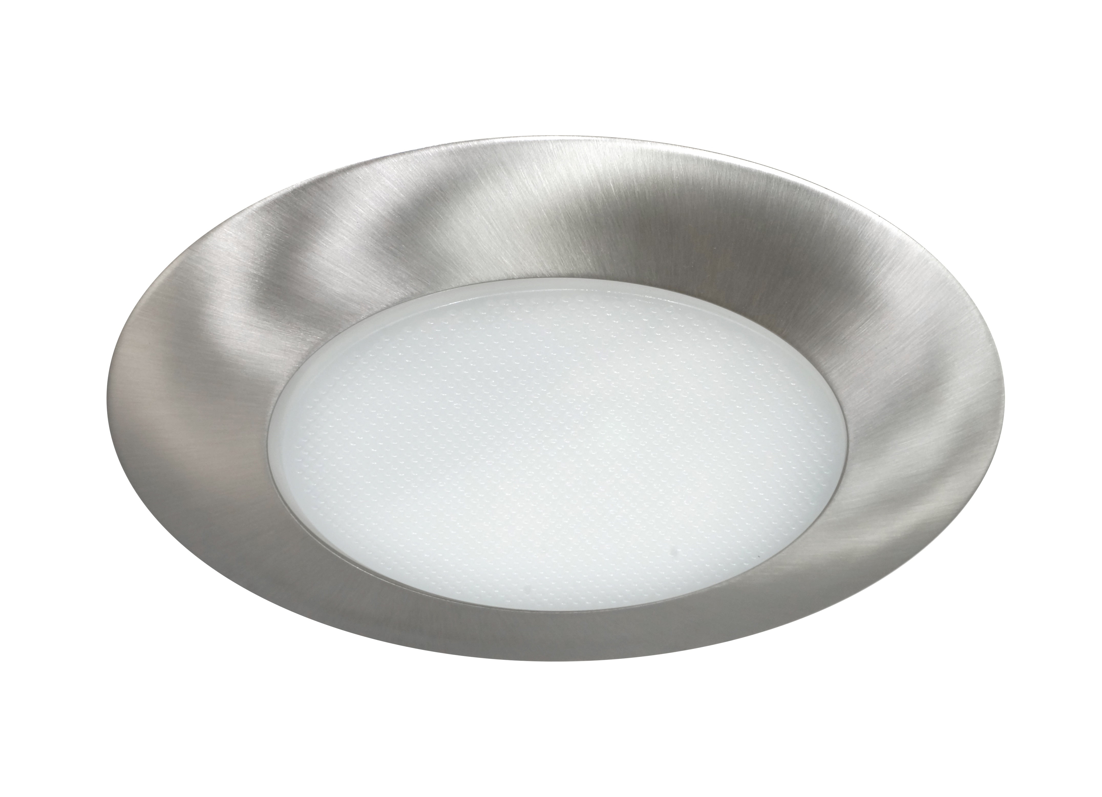 6-Inch Oil-Rubbed Bronze Recessed Shower Trim with Glass Lens