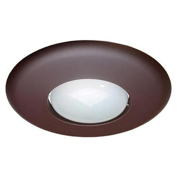 Nicor Lighting 17508OB Recessed Open Light Fixture Round Downlight Trim - Oil Rubbed Bronze