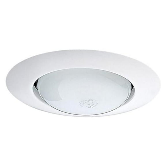 Nicor Lighting 17501WH Open Light Fixture Round Downlight Trim - White
