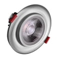 thumbnail image 1 of Nicor Lighting DGD411203KRDNK 4 in. Nickel LED Gimbal Recessed Downlight - 3000K, 1 of 12