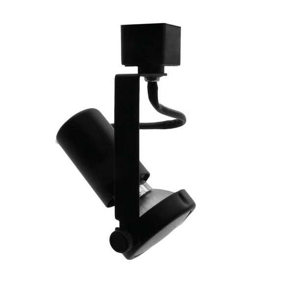 NICOR Lighting Gimbal Ring Head 75-Watt Directional Track Light Head, Black (12022BK)