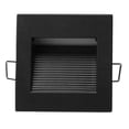 thumbnail image 1 of NICOR Lighting Modern LED Square Step Light, Black (STQ-10-120-BK), 1 of 6