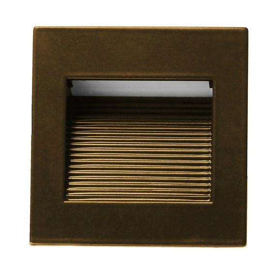 NICOR Lighting Modern LED Square Step Light, Oil-Rubbed Bronze (STQ-10-120-OB)