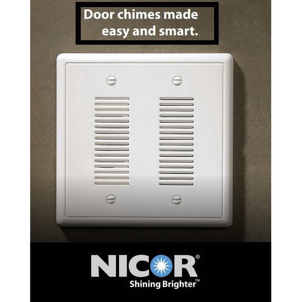 NICOR Prime Chime Recessed Mounted Door Bell Kit with Front and Back