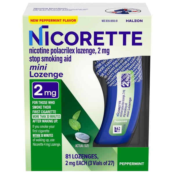 NICORETTE MINI LOZENGE 2MG 3X27 (MINT)