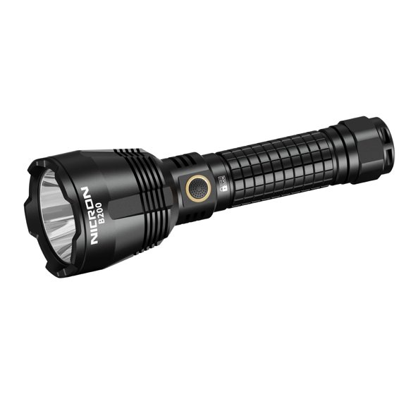 NICRON B200 Rechargeable Flashlights 1600 High Lumens, 3280ft Long Range, Super Bright LED Flashlight Type C Charged, 6 Modes Long Lasting 648 Hours, IPX8 Waterproof for Emergencies, Camping