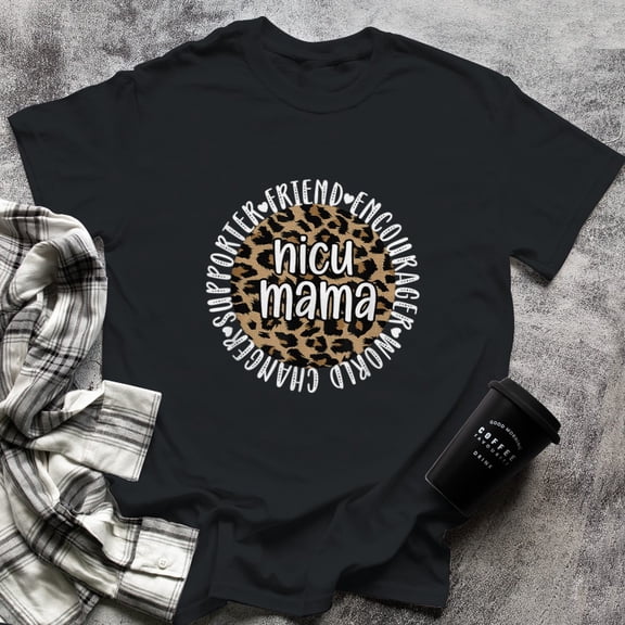 NICU Mom Appreciation Micro Preemie Baby Mom Of NICU Warrior, X-Large, Black