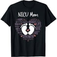 thumbnail image 1 of "NICU Mom" Preemie or NICU Awareness Month for Mommy Mama T-Shirt, 1 of 4