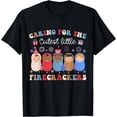 thumbnail image 1 of NICU Nurse 4th Of July Cutest Firecrackers Mother Baby Nurse T-Shirt, 1 of 4