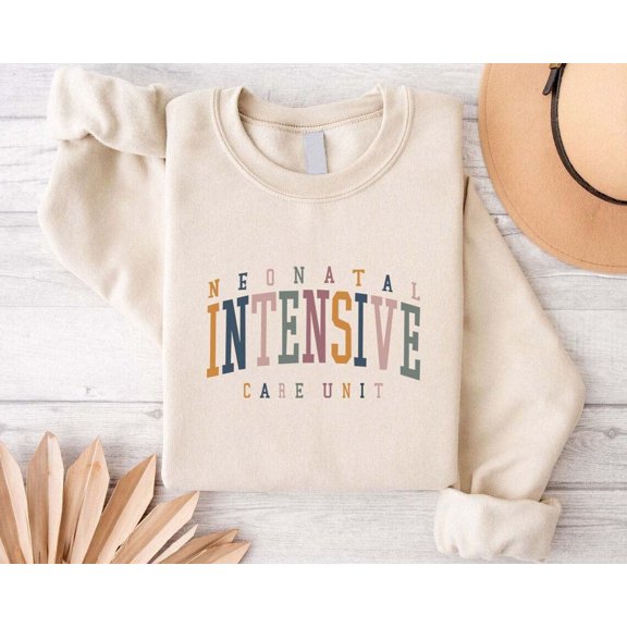 NICU Nurse Sweatshirt, Neonatal Nurse Shirt, Baby Nursery Tee, Nurse Appreciation Gift,Registered Nurse Sweater,Intensive Care Unit Crewneck TSHIRT All Size S-5XL