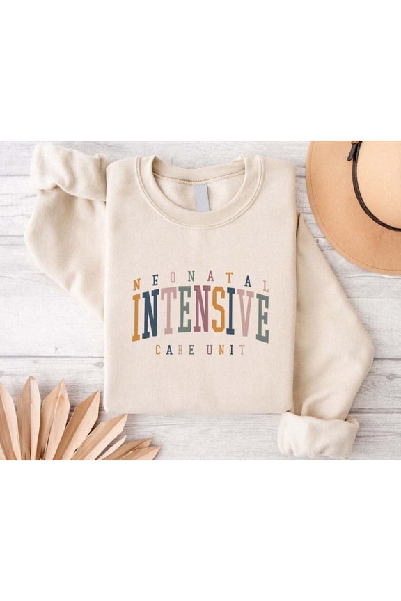 NICU Nurse Sweatshirt, Neonatal Nurse Shirt, Baby Nursery Tee, Nurse Appreciation Gift,Registered Nurse Sweater,Intensive Care Unit Crewneck TSHIRT All Size S-5XL