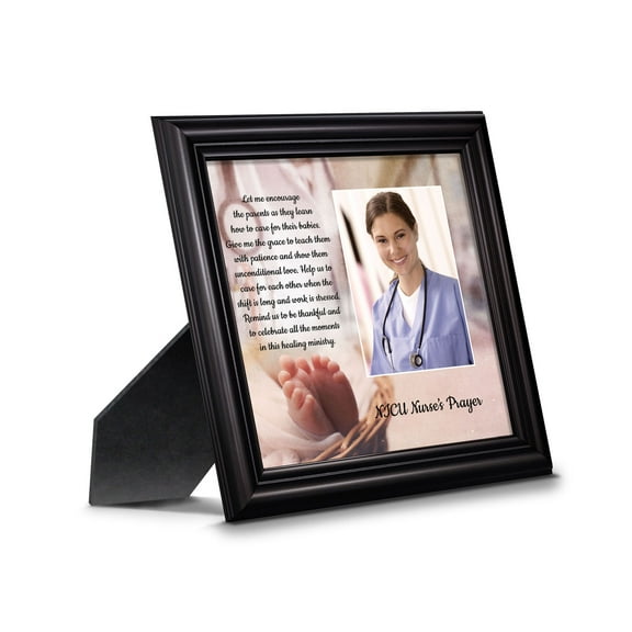 NICU Nurses Prayer, Nurse Appreciation Gifts, Infant Caregiver, Religious Picture Frame, 6429B