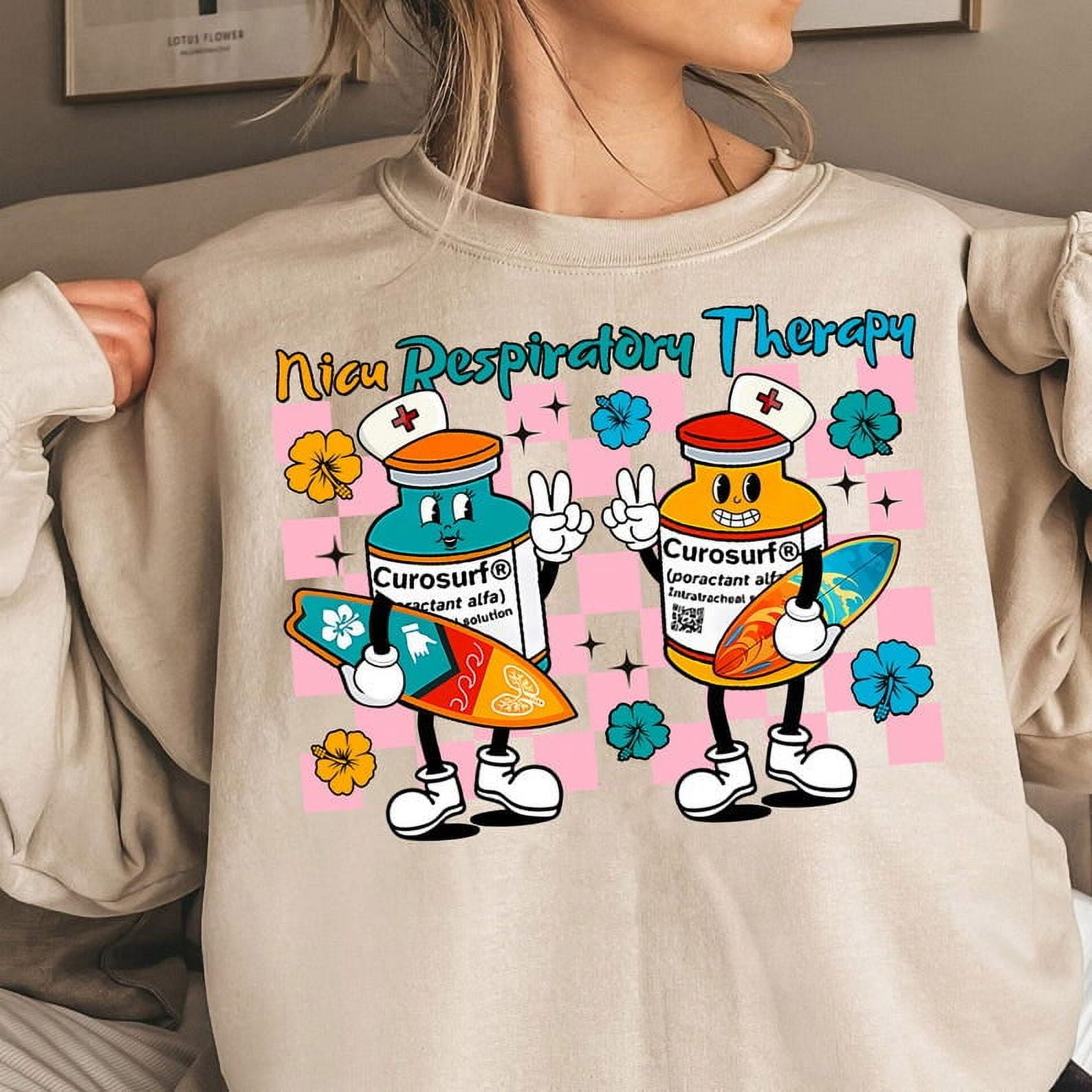 NICU Respiratory Therapy Sweatshirt, Neonatal Care Team Shirt