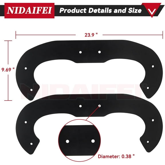 NIDAIFEI Snow Blower Paddles for Single Stage Snowthrowers