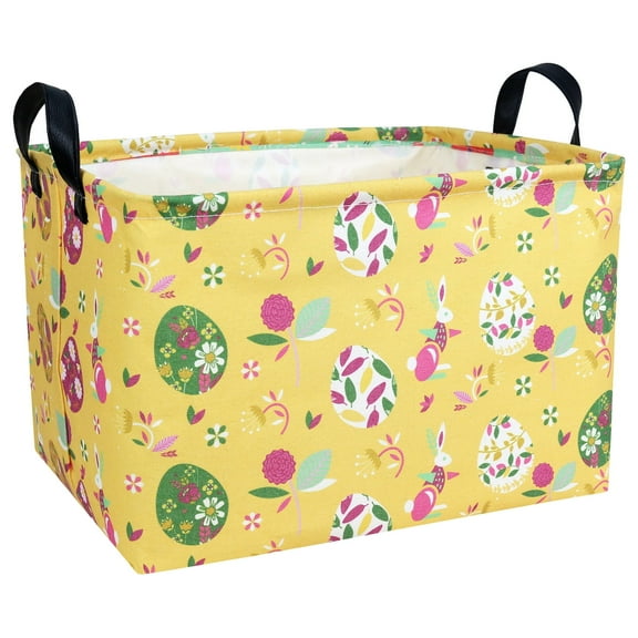 NIETEIN Easter Basket Large Personalized Rabbit Design for Kids