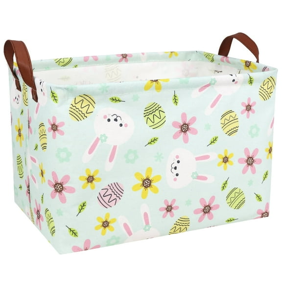 NIETEIN Kid Large Empty Easter Basket Cute Personalized Easter Basket