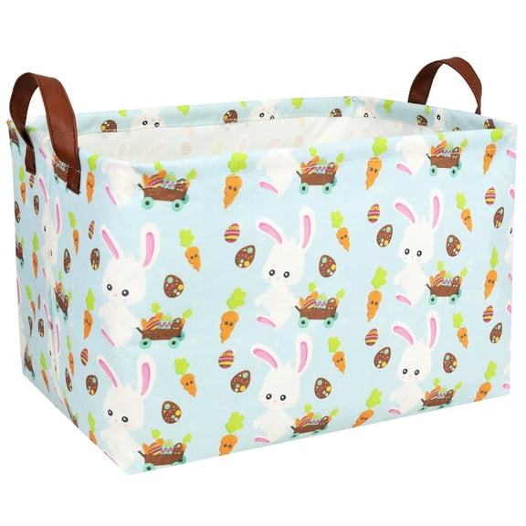 NIETEIN Kid Large Empty Easter Basket Cute Personalized Easter Basket