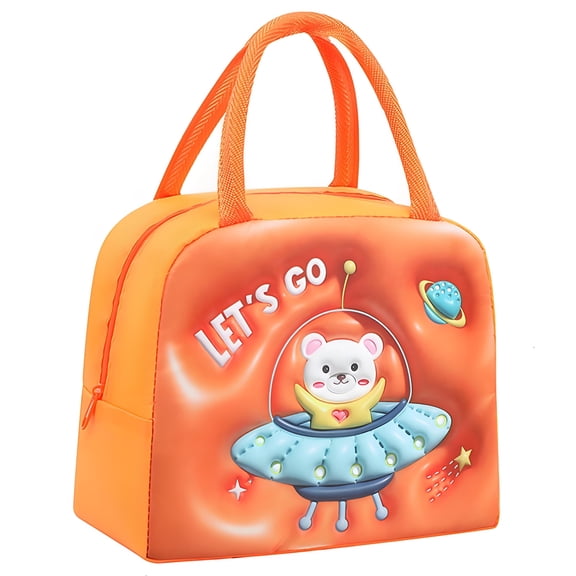 NIETEIN Lunch Bag Box Insulated Cooler Portable Reusable (Flying Saucer)