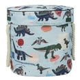 thumbnail image 1 of NIETEIN Kids Toy Storage Basket with Play Mat for Building Bricks Collapsible Canvas Organizer Bag (dinosaur), 1 of 8