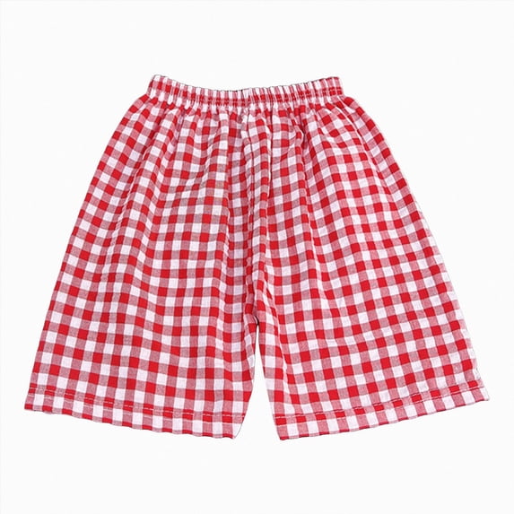 NIEWTR 0-24Monthes 2T 3T 4T 5T 6T Toddler Summer Clothes Girls Shorts Children Casual Athletic Elastic Waist Drawstring Summer Sport Bottoms Shorts(B-Red,7-8 Years)