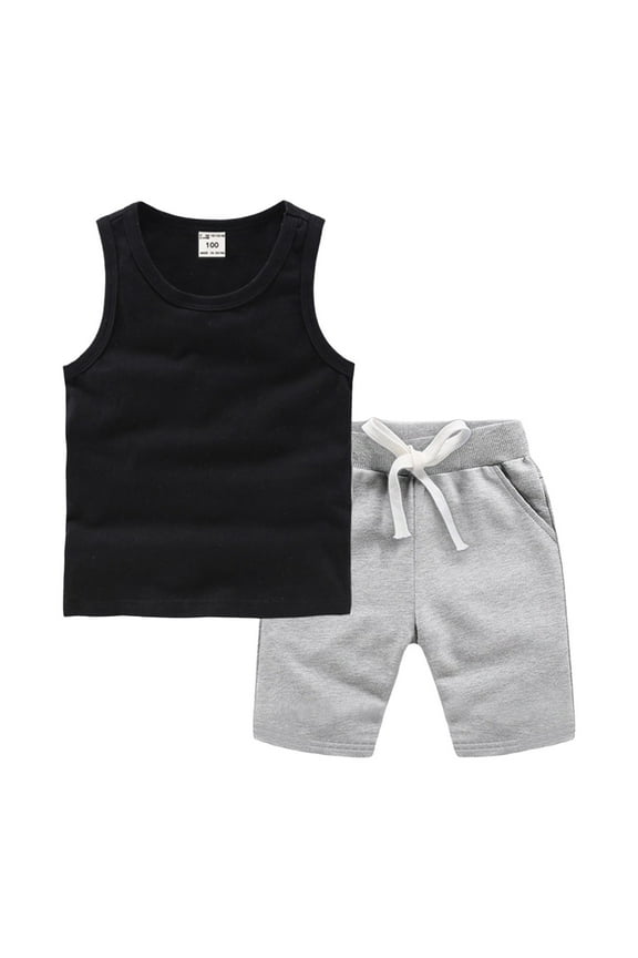 2-7 T Toddler Baby Boy Outfits Shorts Sleeve Summer Beach T Shirts + Shorts Clothing Set For 18-24 Months 2t 3t 4t 5t 6t Children's Day Gift 2PCS Set ,3-4 Years