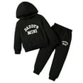 thumbnail image 1 of NIEWTR Baby Boy Birthday Outfit Long Sleeve Sweatshirt Pants Toddler Boy Fall Winter Clothes 2pcs Outfits for 0 6 12 18 24 M 1t 2t 3t 4t 5t 6t Gift Sets(3-4 Years,Black), 1 of 6