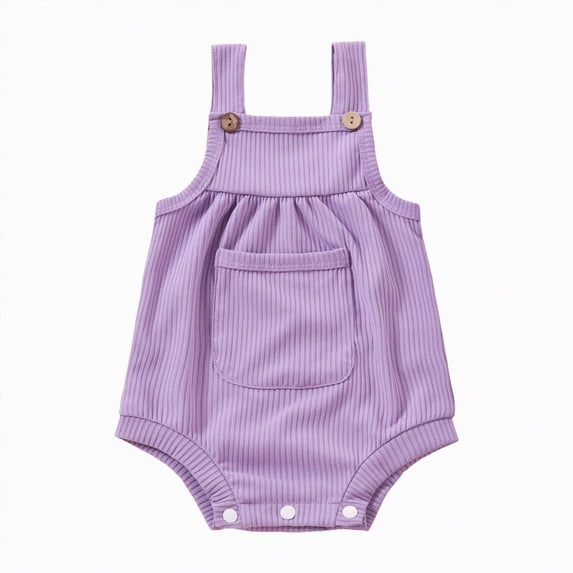NIEWTR Baby Girl Clothes Floral Boho Lace Romper Bodysuit Romper Jumpsuit Summer Outfit Summer Baby Clothes Girls(Purple,0-3 Months)