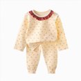 thumbnail image 1 of NIEWTR Baby Girl Girl Clothes Toddler Kids Sweatsuits 2 Piece Set Girls Crewneck Long Sleeve Shirt with Stretchy Pants Set Casual Wear Fall Winter Soft for 3-6 Months(A-White,5-6 Years), 1 of 8