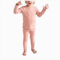 thumbnail image 1 of NIEWTR Baby Girl Toddler Kids 2 Piece Set Long Sleeve T-Shirt and Pants Fall Winter Pajamas Loungewear Soft Breathable Stretchy Waistband for 0-6 Years Children's Gift(A-Pink,2-3 Years), 1 of 5