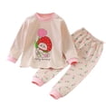 thumbnail image 1 of NIEWTR Baby Girls' and Toddler Long Sleeve Top and Pants Snug Fit Cotton 2 Piece Pajama Set Fall Winter Outfit Long sleeve Pjs(12-18 Months,Gray), 1 of 3