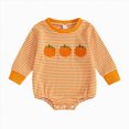 thumbnail image 1 of NIEWTR Baby Onesies Pajamas Infant Fall Boy Bodysuits Long Sleeve Halloween Pjs Jumpsuit Baby Sleepwear Clothes,Size 0-3 Months, 1 of 9