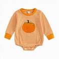 thumbnail image 1 of NIEWTR Baby Onesies Pajamas Infant Fall Boy Bodysuits Long Sleeve Halloween Pjs Jumpsuit Baby Sleepwear Clothes,Size 0-3 Months, 1 of 8