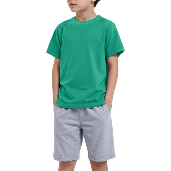 NIEWTR Baby Toddler Boy Clothes Summer Outfits 6 12 18 24 Months Patchwork Short Sleeve T Shirt & Shorts Sets with Pockets For 2t 3t 4t 5t 6t Children's Day Gift 2PCS Set ,12-18 Months