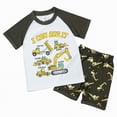 thumbnail image 1 of NIEWTR Baby Toddler Boys 2 Pieces T-shirts and Shorts Dinosaur Tops & Shorts Summer Outfits（White,7-8 Years), 1 of 9