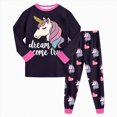 thumbnail image 1 of NIEWTR Baby and Toddler Matching Outfits Girls 2-Piece Set Baby Girl Fall Winter Long Sleeve Knit Top with Stretchy Sweatpants Daily Wear Pajama Set Soft (A-Hot Pink,4-5 Years), 1 of 8
