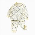 thumbnail image 1 of NIEWTR Baby and Toddler Matching Outfits Girls 2Pcs Long Sleeve Crewneck Pullover with Stretchy Waist Pants Casual Sleeping Set Breathable for 0-24 Months(A-Dark Purple,5-6 Years ), 1 of 4
