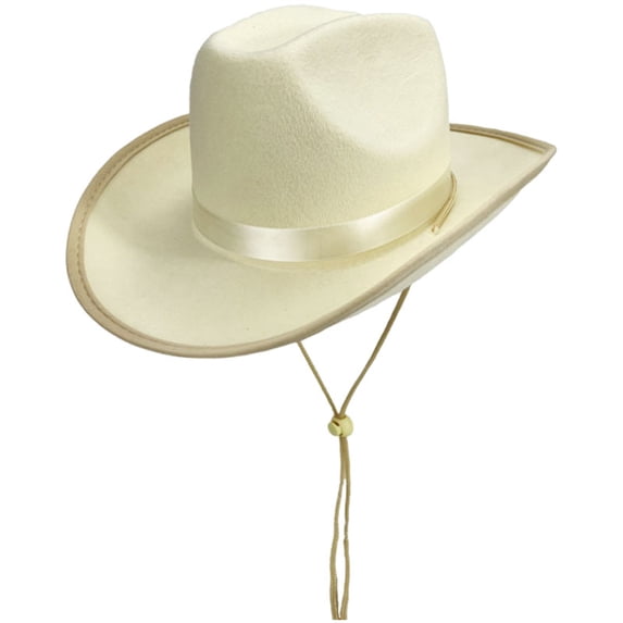 NIEWTR Boys And Girls Beach Sun Hat Childrens Brown Trimmed Cowboy Hat Western Cowboy Hat Brown Cowboy Hat