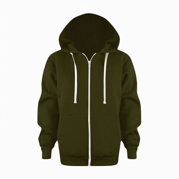 NIEWTR Boys And Girls Zip Up Hoodies Sweatshirt Casual Jacket Kids Fall Winter Clothes Long Sleeve Tops With Pockets