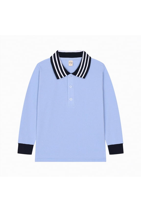 Boys Athletic Pullover Polo Shirt Long Sleeve Lightweight Fabric for Hiking Running and Jogging Activities（A-Pink,14-15 Years)