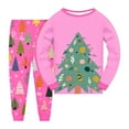 thumbnail image 1 of NIEWTR Boys Girls Christmas Pajamas Toddler Kids Holiday Pjs Sets Cotton Chirldren Clothes Sleepwears Christmas Toddler Sets (2-3 Years,Pink), 1 of 6