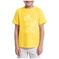 thumbnail image 1 of NIEWTR Boys Girls Loose Crew Neck Top Fashion Short Sleeve T Shirt Summer Solid Color Summer Shirt SIZE 2-14 Years Cool Summer Shirt (3-4 Years,A127-Yellow), 1 of 4